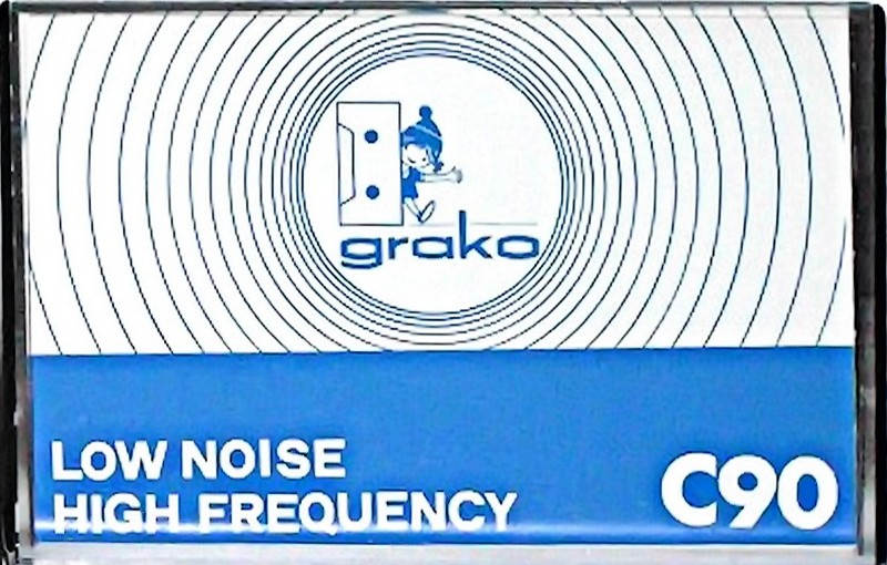 Compact Cassette Grako 90 "GRA" Type I Normal Hong Kong