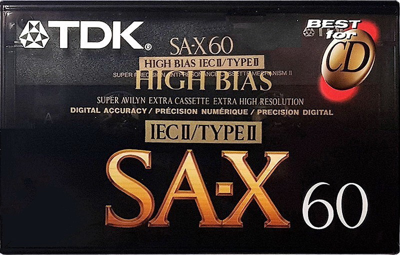 Compact Cassette: TDK  - SA-X 60