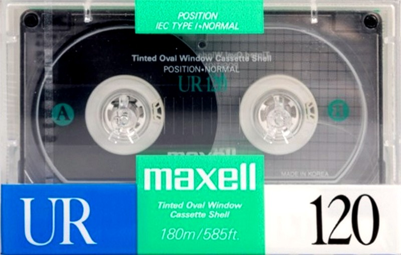 Compact Cassette Maxell UR 120 Type I Normal 1988 USA