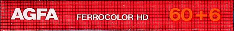 Compact Cassette AGFA Ferrocolor HD 60+6 Type I Normal 1985 Europe