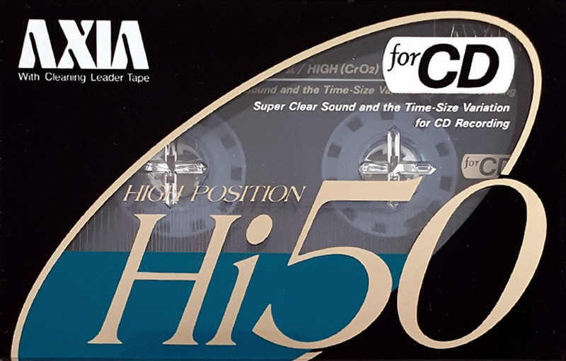 Compact Cassette AXIA Hi 50 Type II Chrome 1990 Japan