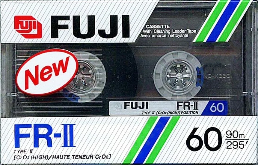 Compact Cassette Fuji FR-II 90 Type II Chrome 1988 Europe