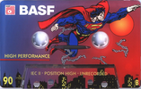 Compact Cassette BASF High Performance II 90 "Superman" Type II Chrome 1995 Europe