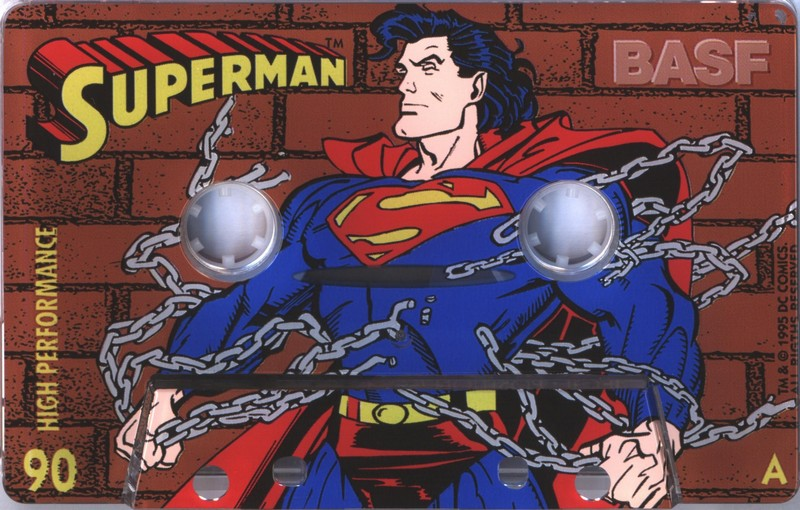 Compact Cassette BASF High Performance II 90 "Superman" Type II Chrome 1995 Europe
