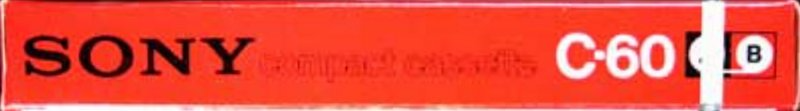 Compact Cassette Sony 60 Type I Normal 1973 Japan