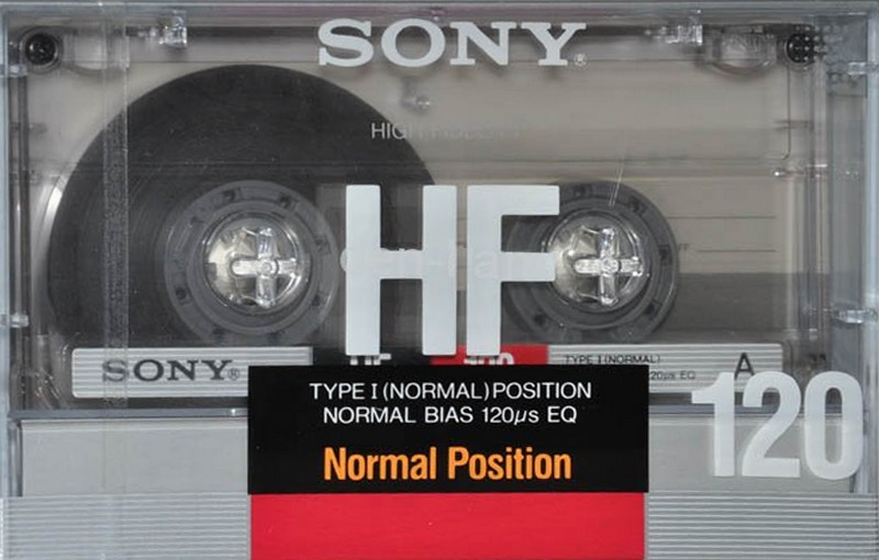 Compact Cassette Sony HF 120 Type I Normal 1988 Japan