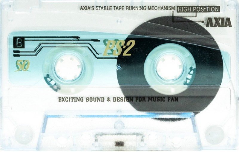 Compact Cassette AXIA PS-II / PS-2 50 "PS2J 50" Type II Chrome 1997 Japan