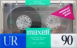 Compact Cassette Maxell UR 90 Type I Normal 1988 Europe