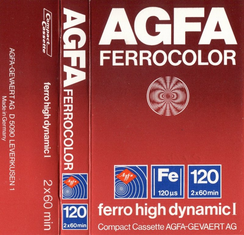 Compact Cassette AGFA Ferrocolor 120 Type I Normal 1979 Europe