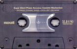 Compact Cassette Maxell XLII-S 90 Type II Chrome 1988 Europe