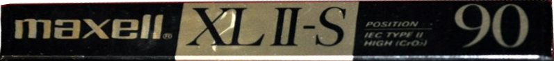 Compact Cassette Maxell XLII-S 90 Type II Chrome 1988 Europe