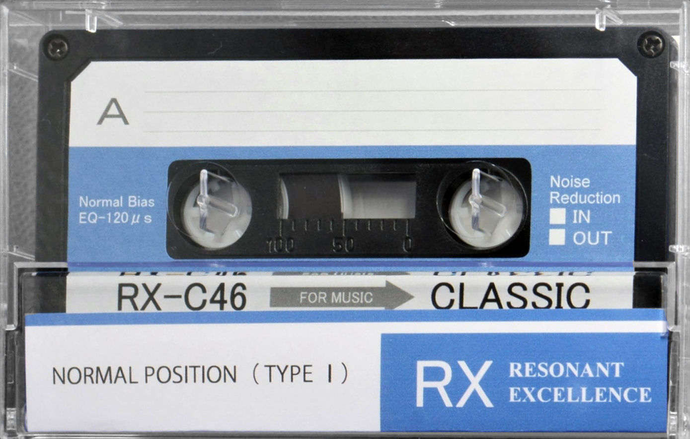 Compact Cassette Classic RX / Sky Blue 46 Type I Normal 2021 Worldwide