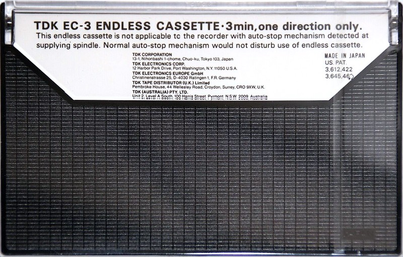 Compact Cassette TDK 3 Type I Normal 1978 Japan