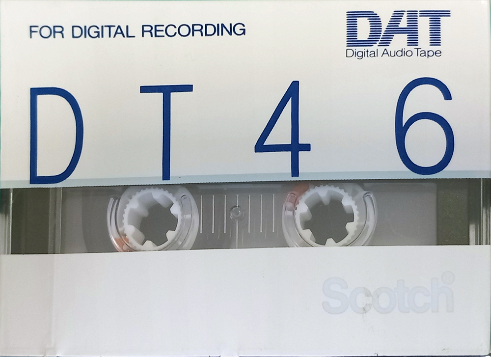 Digital Audio Tape Scotch 46 "DT" Type IV Metal 1989 Japan