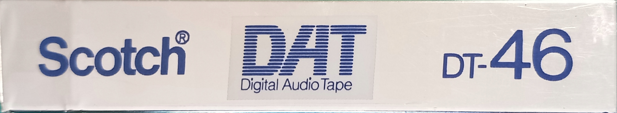 Digital Audio Tape Scotch 46 "DT" Type IV Metal 1989 Japan