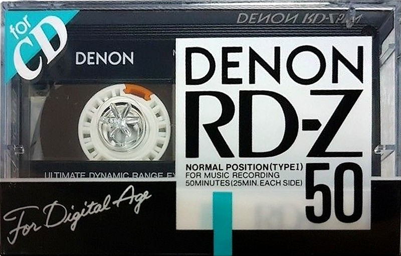 Compact Cassette Denon RD-Z 50 "RD-Z50N" Type I Normal 1988 Japan