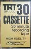 Compact Cassette TRT brand 30 Type I Normal USA