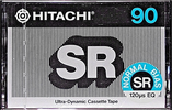 Compact Cassette Hitachi SR 90 Type I Normal 1981 Europe
