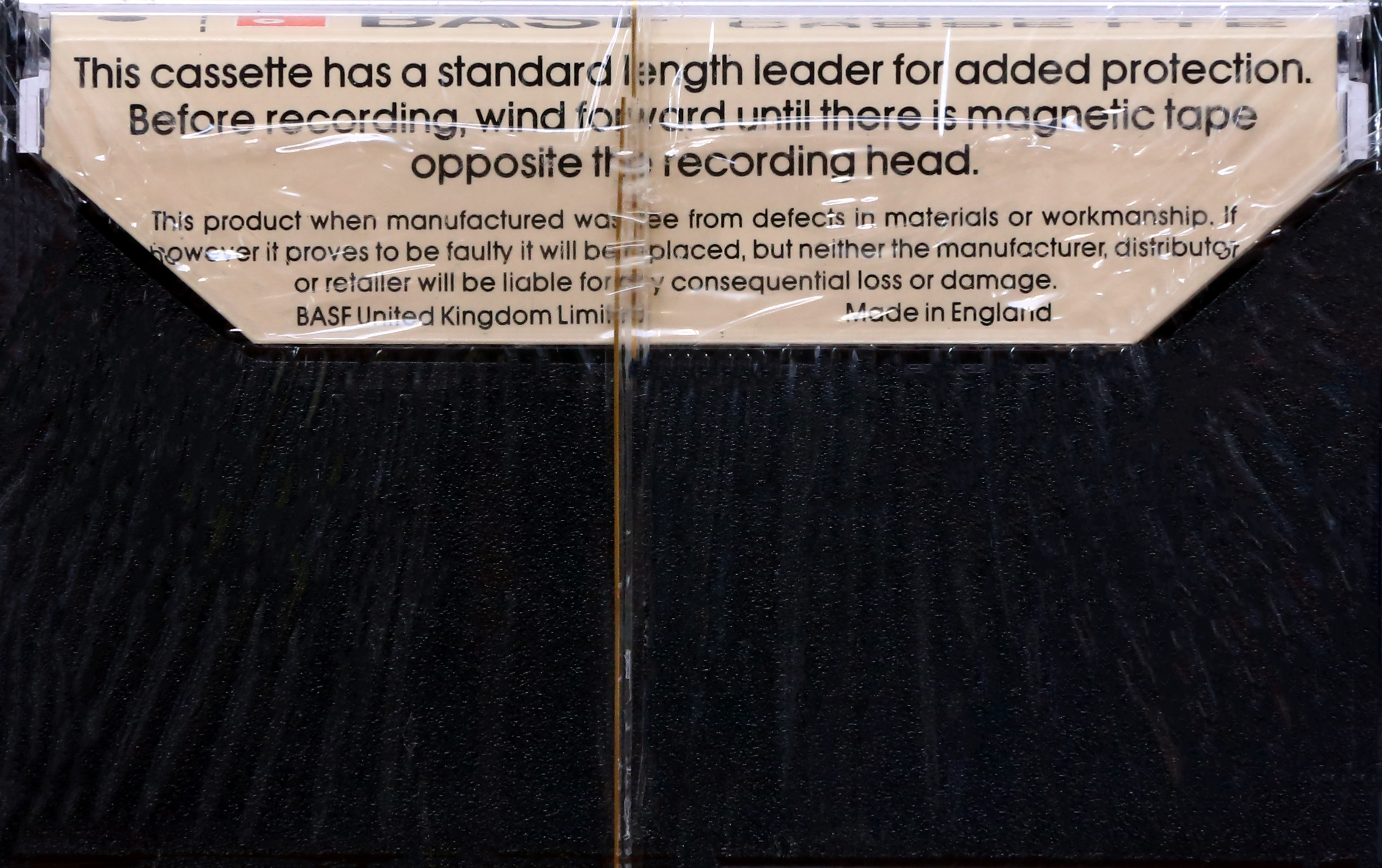 Compact Cassette BASF 15 Computer Cassette UK