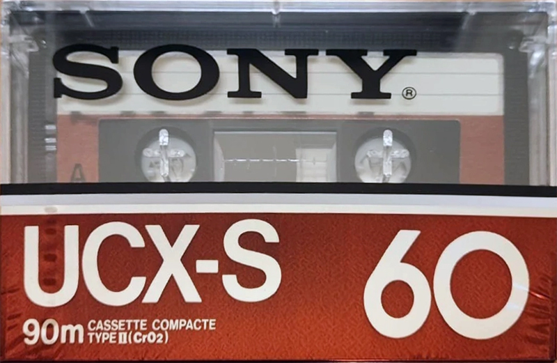 Compact Cassette Sony UCX-S 60 Type II Chrome 1982 France