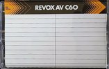 Compact Cassette Revox AV 60 Type I Normal Europe