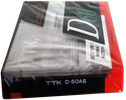 Compact Cassette TTK D 60 "D-60AS" Type I Normal 1990 Worldwide