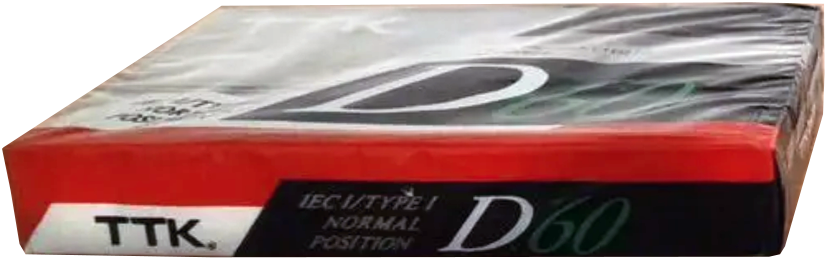 Compact Cassette TTK D 60 "D-60AS" Type I Normal 1990 Worldwide