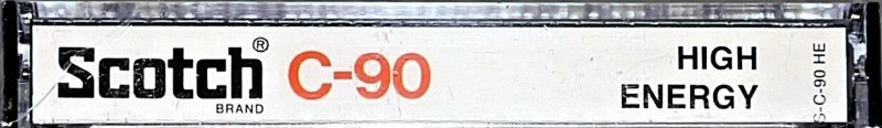 Compact Cassette Scotch High Energy 90 Type I Normal 1973 USA