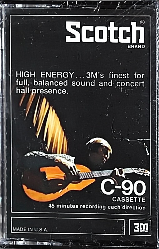 Compact Cassette Scotch High Energy 90 Type I Normal 1973 USA