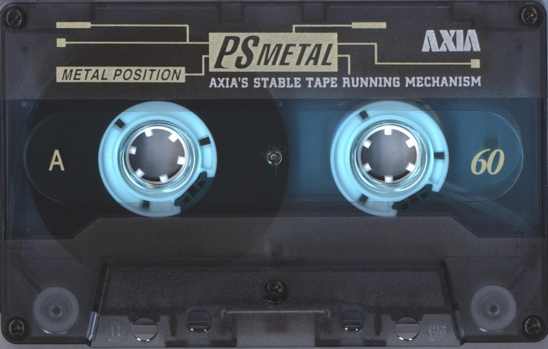 Compact Cassette AXIA PS-Metal 60 "PSMJ 60" Type IV Metal 1997 Japan