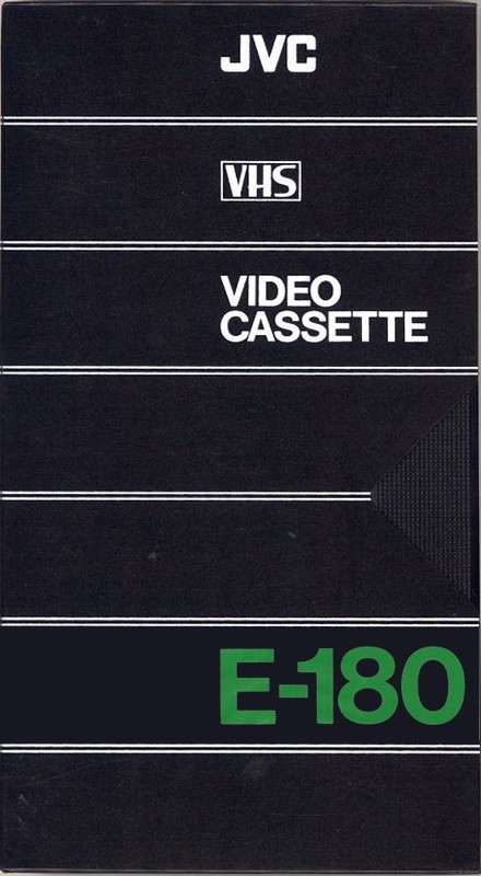 VHS, Video Home System:  JVC -  180