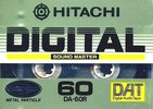 Digital Audio Tape Hitachi 60 "DA-60R" Type IV Metal 1990 Europe