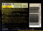 Digital Audio Tape JVC 120 "R-120XDA" Type IV Metal 1990 North America
