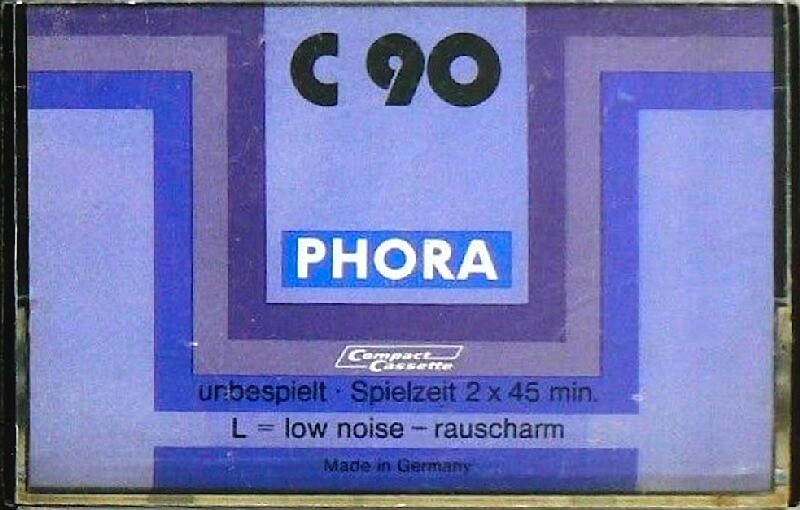 Compact Cassette Phora 90 Type I Normal 1979 Germany