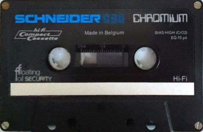 Compact Cassette Schneider 90 Type II Chrome 1976 Europe