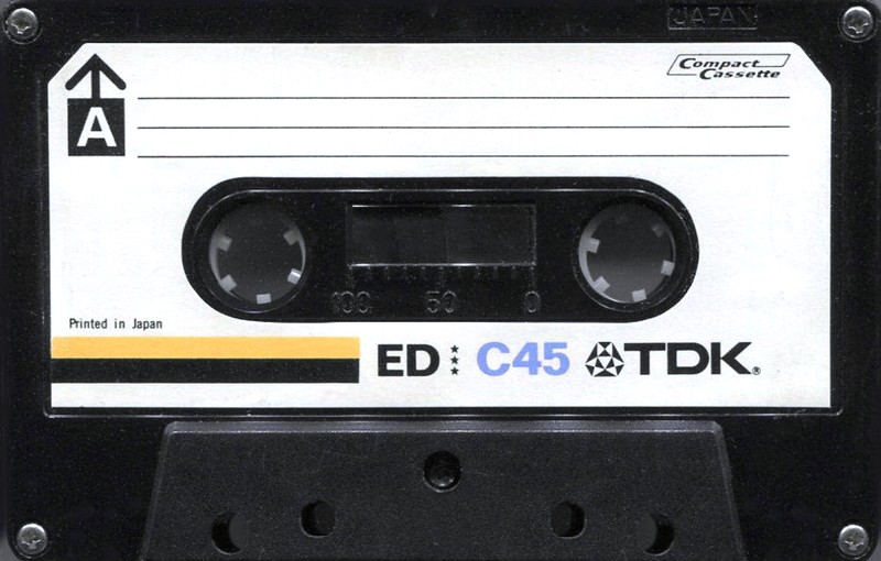 Compact Cassette TDK ED 45 Type I Normal 1973 Japan