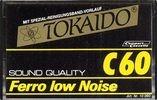 Compact Cassette Tokaido Ferro Low Noise 60 "Sound Quality" Type I Normal 1985 Europe