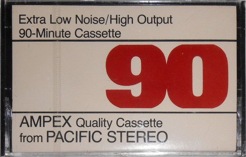 Compact Cassette Pacific Stereo 90 Type I Normal 1978 USA