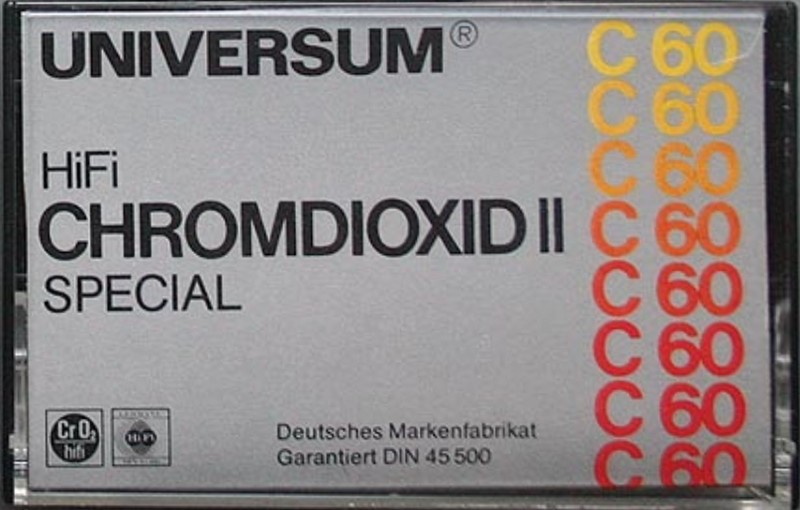 Compact Cassette Universum Special 60 Type II Chrome 1981 Europe