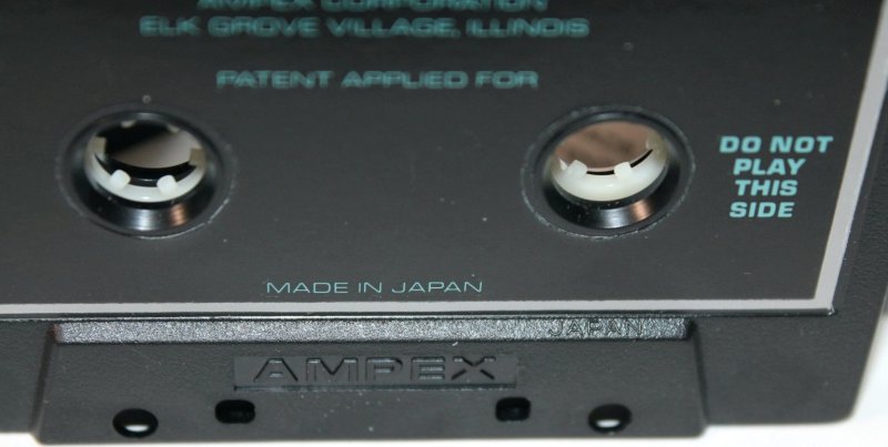 Compact Cassette Ampex 220 Cleaning Cassette 1974 USA