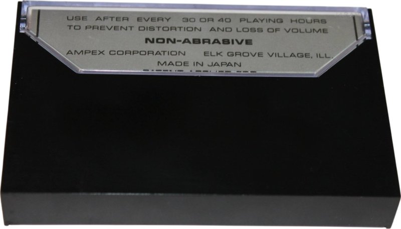 Compact Cassette Ampex 220 Cleaning Cassette 1974 USA