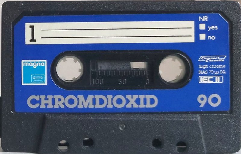 Compact Cassette Magna 90 Type II Chrome 1979 Hungary