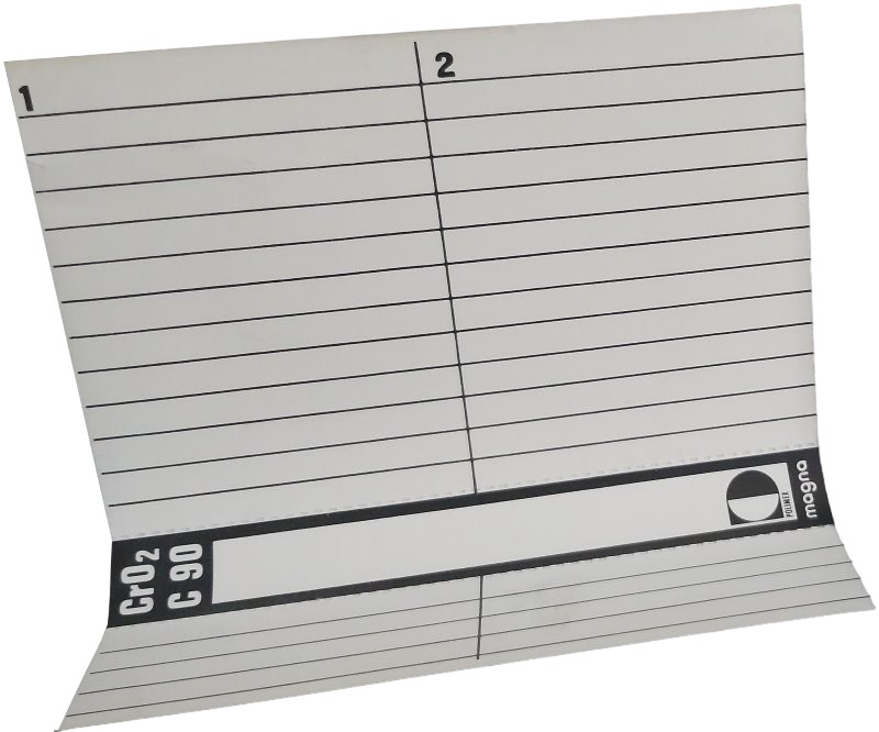 Compact Cassette Magna 90 Type II Chrome 1979 Hungary