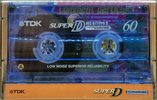 Compact Cassette TDK Super D 60 "SONDEMENT" Type II Chrome 1997 France