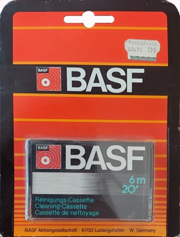 Blister BASF Cleaning Cassette 1977 Europe