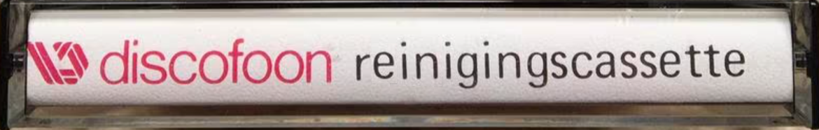 Compact Cassette Discofoon Cleaning Cassette Netherlands