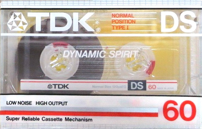 Compact Cassette TDK DS 60 Type I Normal 1984 Japan