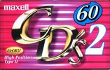 Compact Cassette Maxell CD`s II / CD`s 2 60 "CDS2-60M" Type II Chrome 1999 Japan