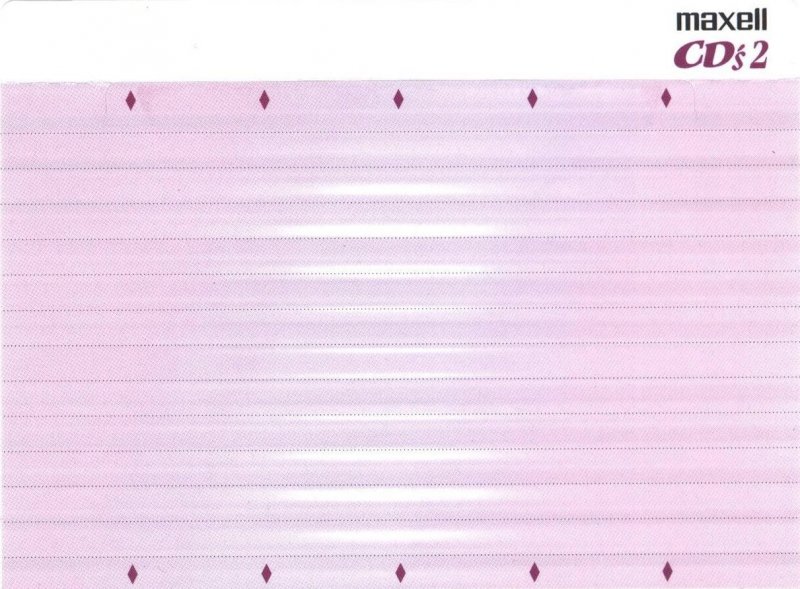 Compact Cassette Maxell CD`s II / CD`s 2 60 "CDS2-60M" Type II Chrome 1999 Japan