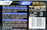 Compact Cassette TDK AD 90 "AD-90" Type I Normal 1992 Thailand